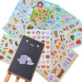 Sortimento conjunto 1300 PCS 8 Themes coleção animal adesivo folhas para crianças crianças